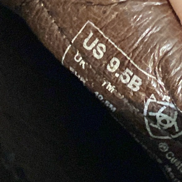 Ariat western slip on clogs mules 9.5 B floral stitching supportive comfort - Picture 9 of 11